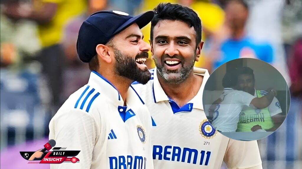 R Ashwin and virat kohli