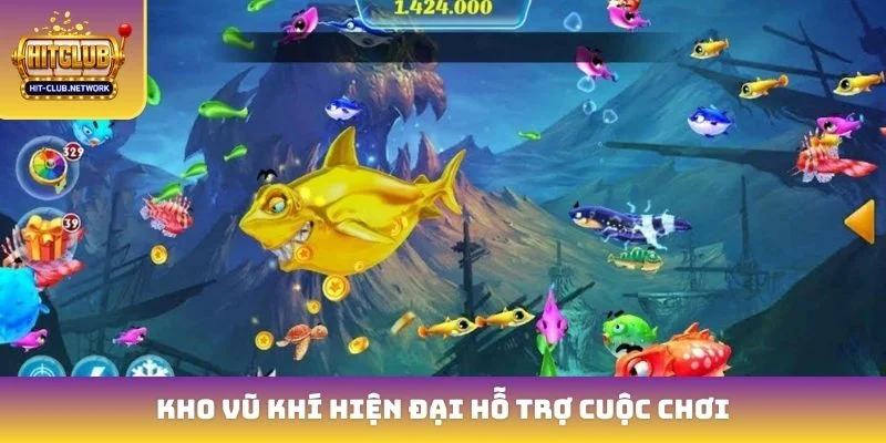 Kho vũ khí hiện đại hỗ trợ cuộc chơi